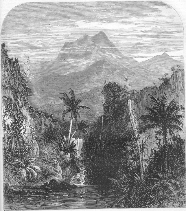 View in the Sierra del Cobre, Cuba