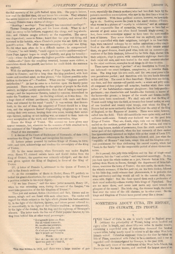 Appelton's Journal, August 14, 1869